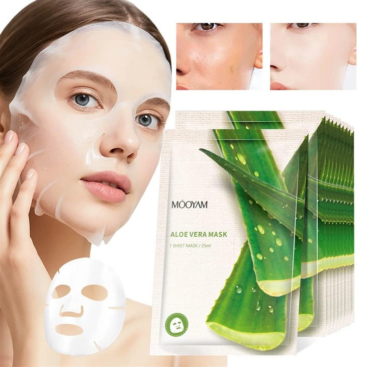 Aloe Vera Energy Hydrating Face Mask Brightening And Soothing 25ML Facial Mask high quality